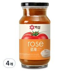 CJ BEKSUL 白雪 羅塞義大利麵醬, 610g, 4個