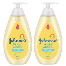 Johnson's 嬌生 從頭到腳嬰兒沐浴, 500ml, 2個