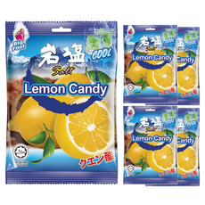 Big Foot 薄荷岩鹽檸檬糖，風味獨特，清涼爽口，鹹酸好滋味, 128g, 5袋