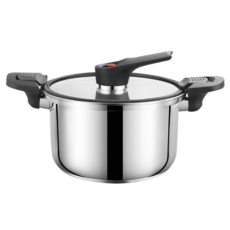 鼎匠 304不鏽鋼IH大容量真空快煮微壓力鍋, 6.2L, 1個