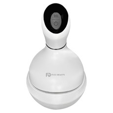 FUGU BEAUTY 電動頭部按摩器 乾濕兩用 IPX7防水 TYPE-C充電, FB-HM03, 白色