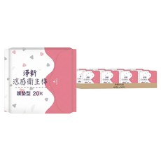 淨新科技 涼感衛生棉, 40包, 20片, 護墊型(15.5cm)