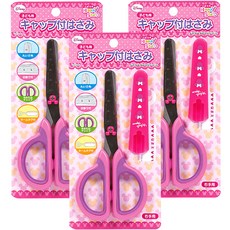 sun-star HappyStu:D 米妮快樂學童文具 安全剪刀, 粉色, 3支