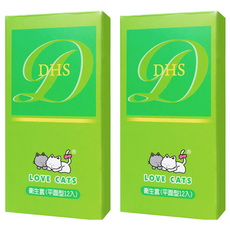 Love Cats 愛貓 超薄平面衛生套, 12個裝, 2盒