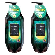farcent 花仙子 晚安系列 香水精油胺基酸沐浴露 舒緩月光 青橘花香調, 780g, 2瓶