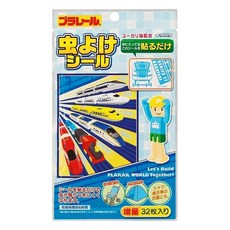 SKATER 兒童防蚊貼 日本製, 鐵道王國新幹線 藍色 + 白色, 32片