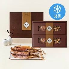 동명상회 동해안 마른오징어 10마리 고급 선물세트 850g 내외 + 쇼핑백 (냉동), 1세트