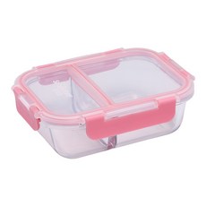 Corelle Brands 康寧餐具 Snapware 可拆扣分隔玻璃保鮮盒, 620ml, 1個