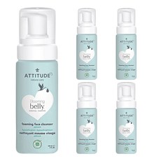 blooming belly 孕媽咪系列 摩洛哥堅果油 泡沫洗面乳 可增強皮膚結構 泡沫質地細緻 易於清潔 低過敏性 不含化學添加物, 150ml, 5瓶