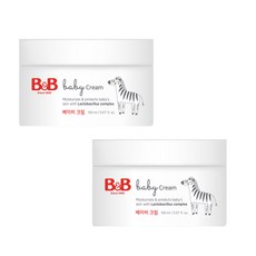 B&B 嬰兒保濕護膚乳霜, 2罐, 150ml