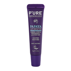 P'URE PAPAYACARE 淨天然 木瓜護唇膏 加強滋潤版 1PPLRB10, 10g, 1條