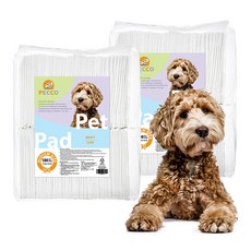 펫코 강아지 배변패드, 2개, 100개입