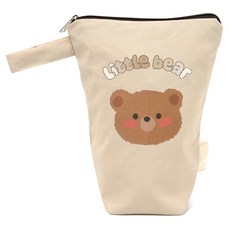 semoms 圓滾滾雙面防水漱口杯袋, 小熊