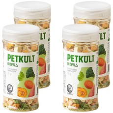 펫쿠르트 강아지 야채믹스 수제 동결건조간식, 혼합맛(고구마/단호박/당근/방울양배추/브로콜리), 35g, 4개