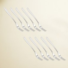 해모 윌리브 국산 304스텐 셀라 커트러리, 10개, 티포크 소