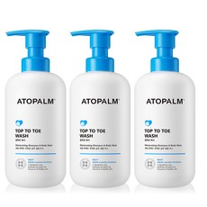 ATOPALM 愛多康 頭到腳清潔乳, 460毫升, 3個