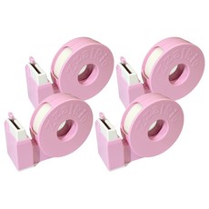 ZzalRio 兒童安全便攜式膠帶座, 4個, 蜜桃粉