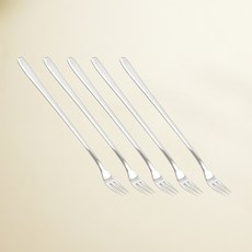 해모 윌리브 국산 304스텐 셀라 커트러리, 5개, 티포크 롱