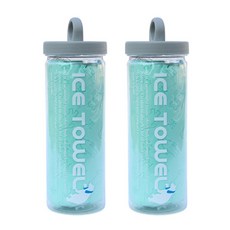 ZBIBI 北極熊泳池濕式運動毛巾, 2個, 綠色