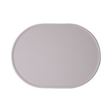 BOWLBOWL 韓國製 BoulBoul 矽膠餐桌墊, 煙燻灰, 400 x 290 mm