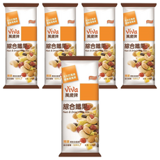 ViVa 萬歲牌 綜合纖果, 精選果乾及堅果 綜合營養 一包到位！, 36g, 5包