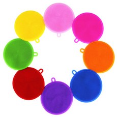 Peace Freedom 碗盤蔬菜清洗矽膠菜瓜布 隨機出貨, 1個, 5入