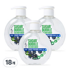 슈가버블 친환경 주방세제 블루베리 드롭, 470ml, 18개