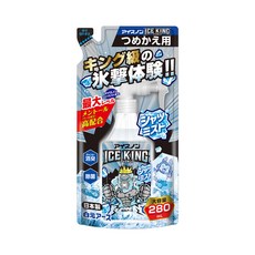 Hakugen Earth 白元 衣物涼感噴霧 補充包, 極冷 ICE KING, 280ml, 1包