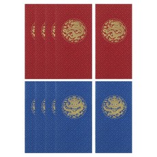 핑크풋 곤룡포 용돈봉투 2종 10매, Blue + Red, 1개