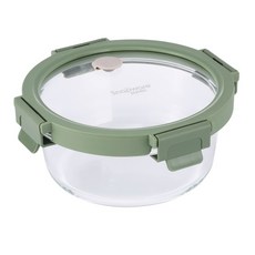 Corelle Brands 康寧餐具 Snapware 圓形全可拆玻璃保鮮盒, 1個容器 + 1個蓋子, 1個