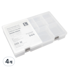 프로메이드 멀티박스 대 MT03, 4개, 투명