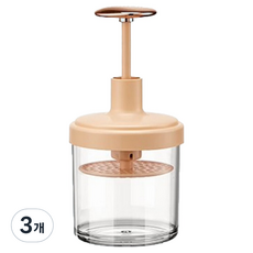 THE狎鷗亭姐姐 泡泡製造器 洗臉起泡器, 3個, 蜜桃