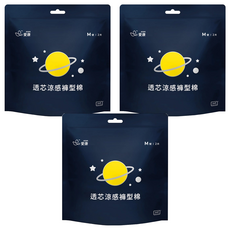 icon 愛康 透芯涼感褲型棉 300cc極致吸力 植物萃茶樹薄荷精油, M, 2片, 3包