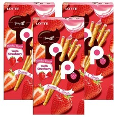 Toppo 夾心棒 香草草莓口味, 40g, 3盒