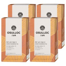 오설록 제주 삼다 영귤 티 티백, 2g, 20개입, 4개