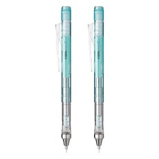 Tombow 蜻蜓牌 MONO 透明自動鉛筆 DPA-138D 透明薄荷, 0.5mm, 2支