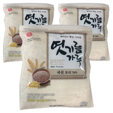 해가원 보리 엿기름 가루, 400g, 3개
