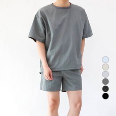 해리슨 남성용 아노락 반팔 반바지 셋업 MDL1494