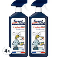 부케가르니 퍼펙트 클리어 주방 세정제, 750ml, 4개