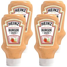 크래프트하인즈 하인즈 버거소스, 418g, 4개