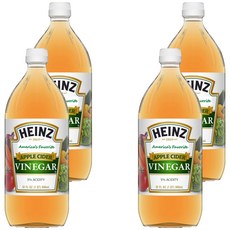 HEINZ 亨氏 蘋果醋, 946ml, 4個
