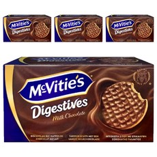 McVitie's 麥維他 牛奶巧克力消化餅乾, 200g, 4個
