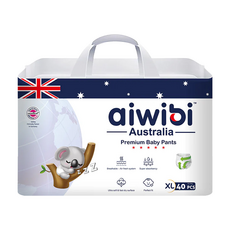 aiwibi 愛薇彼 零觸感瞬吸褲型紙尿褲 12~17kg, XL, 40片