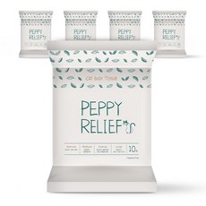 胡椒救濟貓貓薄荷身體紙巾, 10入, 5件