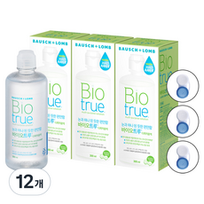 바이오트루 렌즈 세정액, 300ml, 12개