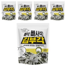해농 빠삭빠사삭 김부각, 40g, 5개