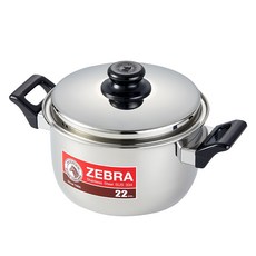 ZEBRA 斑馬牌 IMAGE形象高鍋 22cm 泰國製造, 銀色, 1個