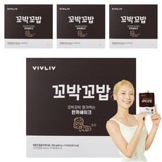 VIVLIV 蛋白奶昔粉隨身包 巧克力口味, 280g, 4盒