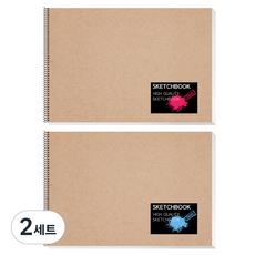 YOUNG ART 專業 KF 素描本 2入 200g, 4開, 15張, 2套