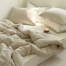 shez Home 韓國製Shake Milk水洗棉被, 米色